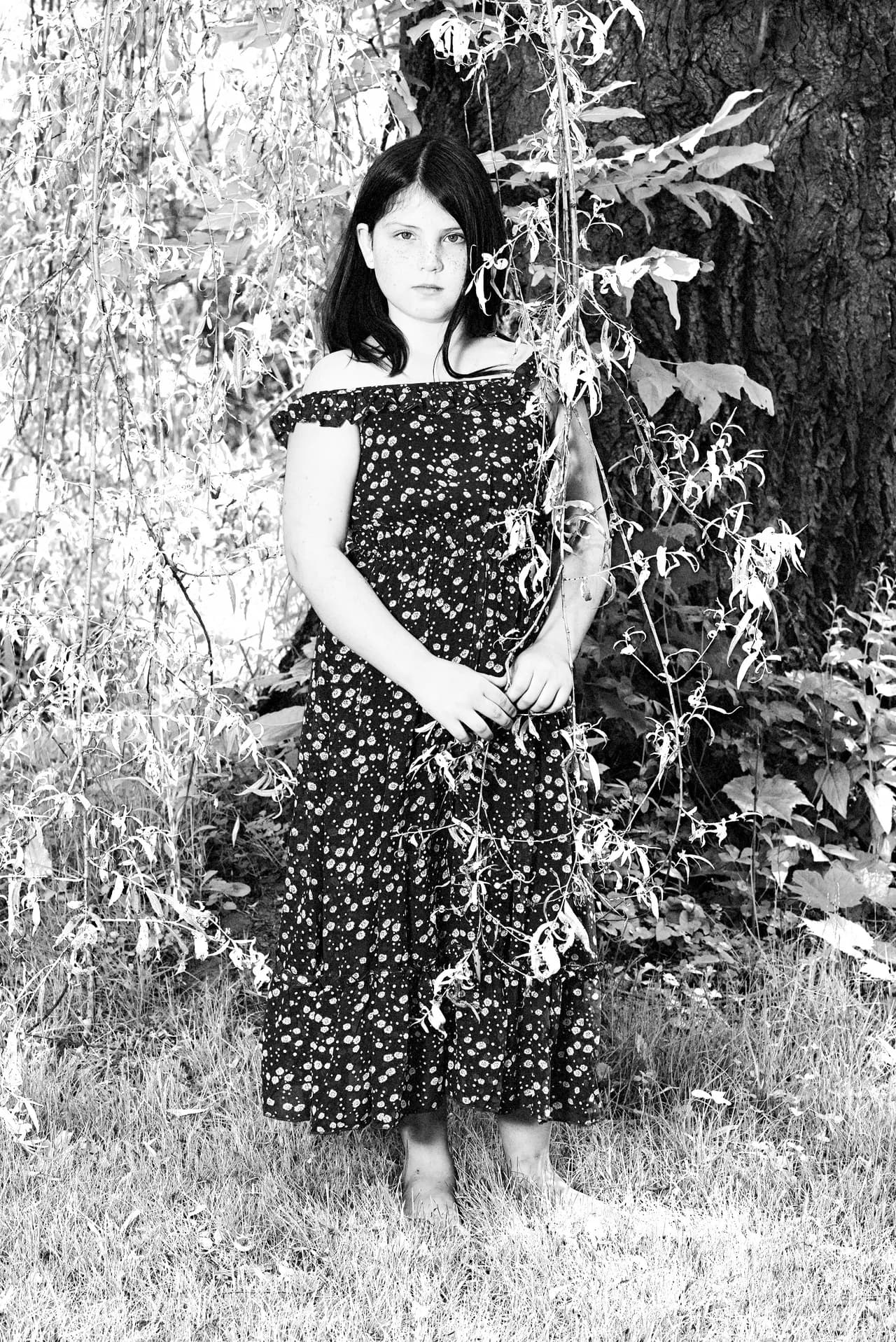 High-end black and white portrait by Kwaak Photography