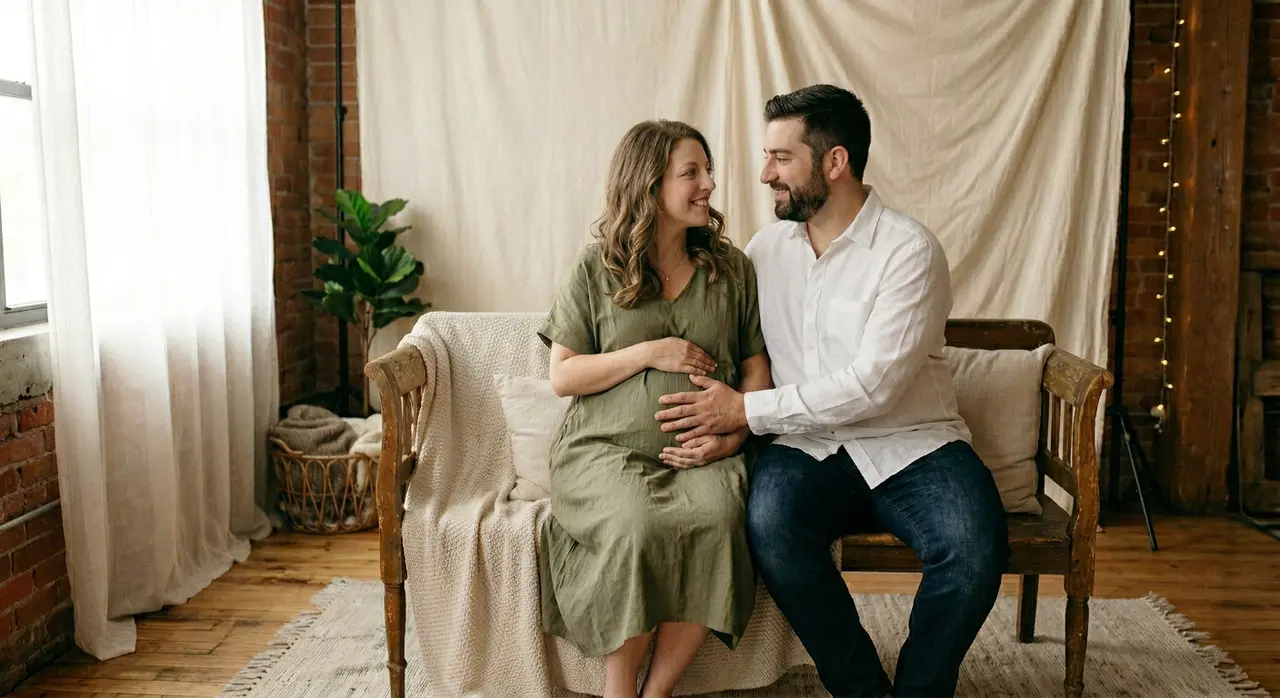 Maternity photoshoot in Halton Hills by Kwaak Photography